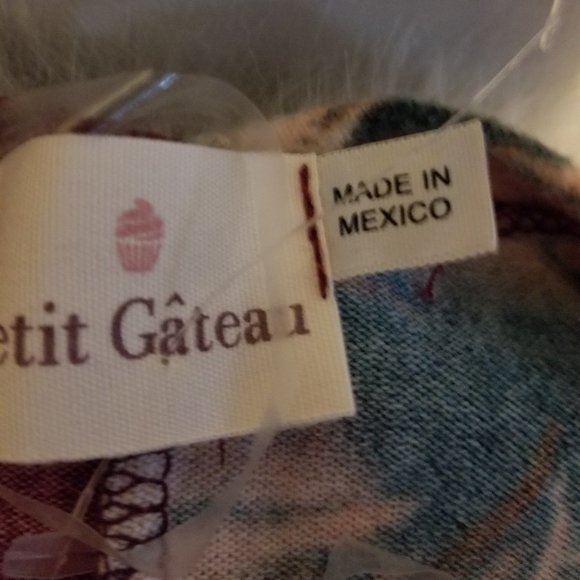 Petit Gateau Fleece Sweater Floral Design New - Picture 4 of 7